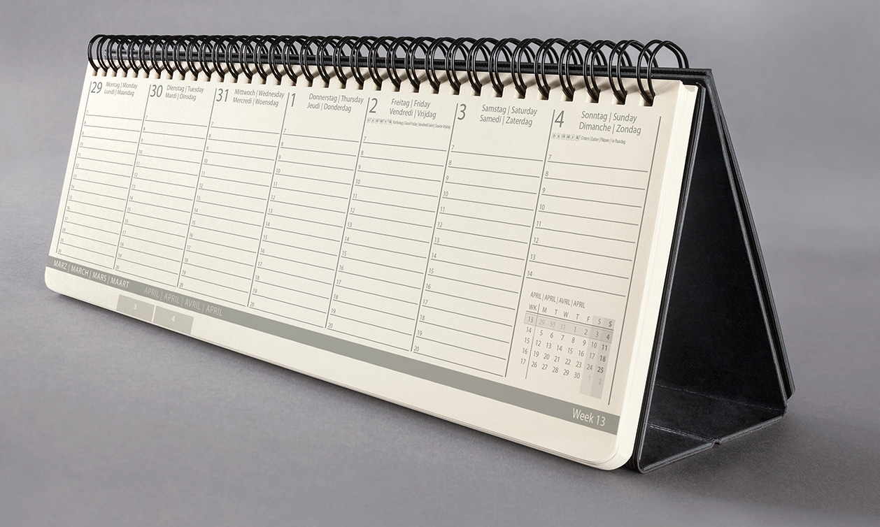 Desk Calendars & Softcover Diaries