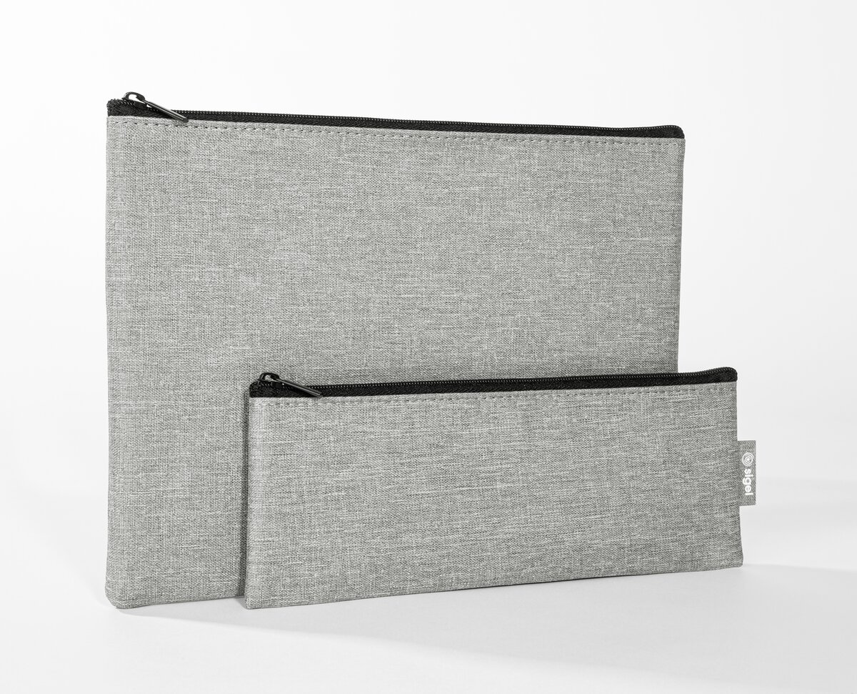 Die SIGEL Taschen-Organizer hellgrau sind erhältlich in einem 2er Set bestehend aus 2 Größen