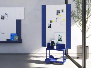 Das Board-System ist eine multifunktionale Office-Kollektion