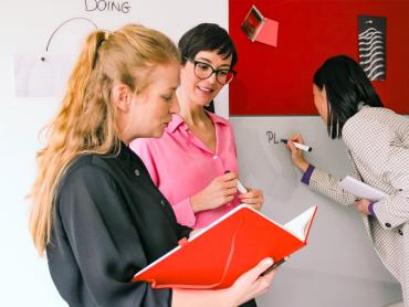 Kollaborativ arbeiten im Büro