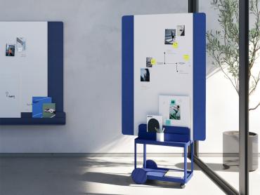 Das Board-System ist eine multifunktionale Office-Kollektion