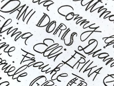 Der Einstieg in das Handlettering