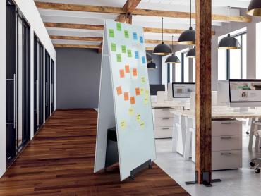 Brandneo arbeitet agil mit Meet up Whiteboards