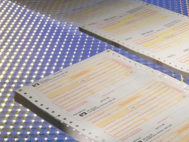 Endlosdruck für Formulare