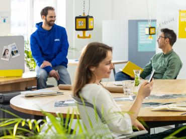 Schallabsorber und modulares Board-System