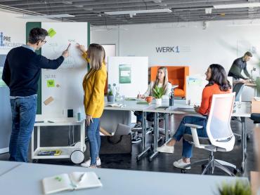 Mobil arbeiten mit einem Whiteboard