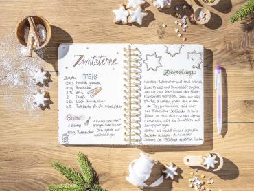Sketchrezepte im Jolie Notizbuch
