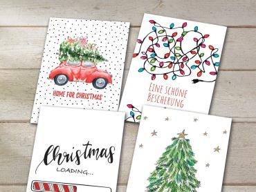 Weihnachtspostkarten von SIGEL