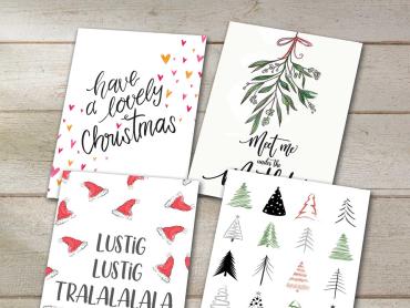 Weihnachtspostkarten von SIGEL