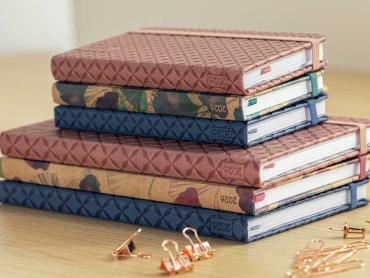 SIGEL Jolie Buchkalender in verschiedenen Formaten und Designs