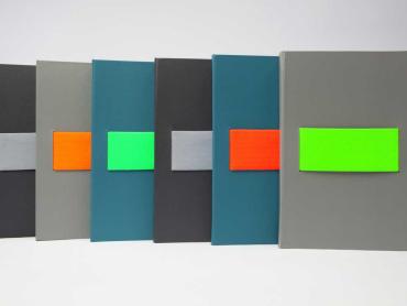 Das Sortiment der Linescape Notizbücher der Serie Neo