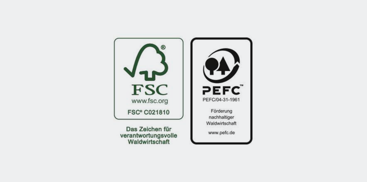 SIGEL è certificato FSC® e PEFC