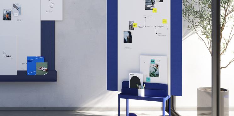 Das Board-System ist eine multifunktionale Office-Kollektion