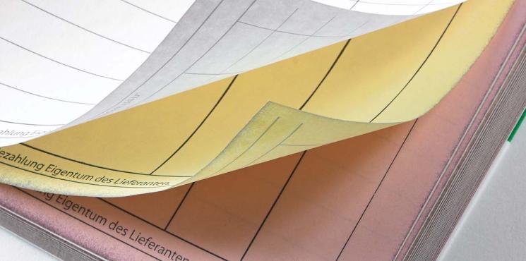 Formulare mit Durchschrift