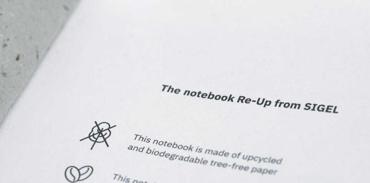 Re-Up Notizbücher aus Recyclingpapier