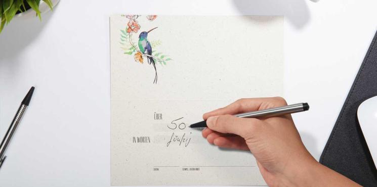 Geld- und Gutscheinideen stilvoll in Szene setzen