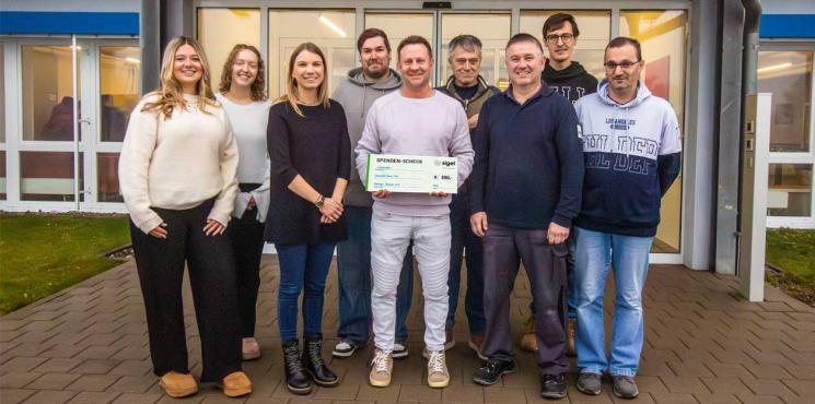 SIGEL spendet 500 Euro an die Lebenshilfe Donau-Ries
