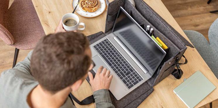 Schutz von Daten beim Arbeiten unterwegs