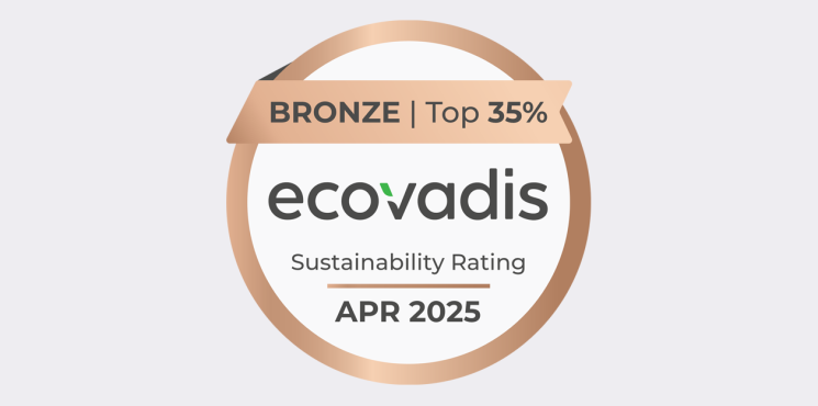 EcoVadis Bronze Medaille 2025