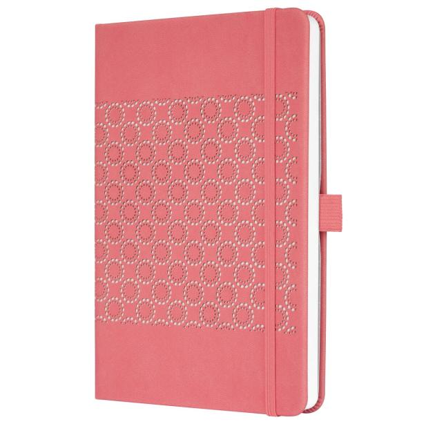 Notebook Jolie, Salmon Pink, approx. A5, lined | SIGEL