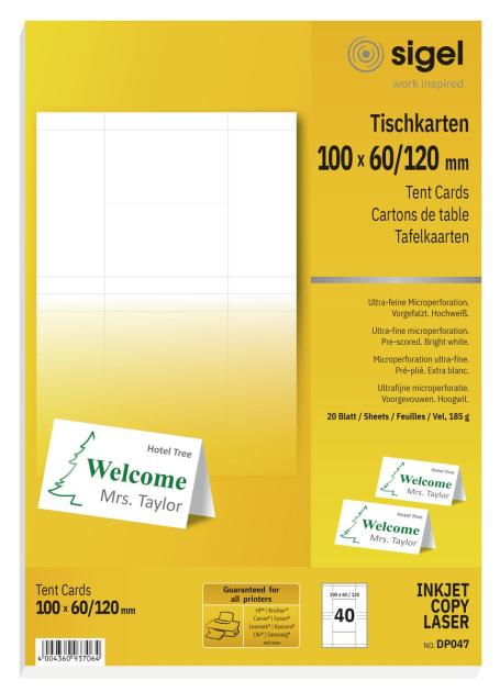 Tischkarten | SIGEL