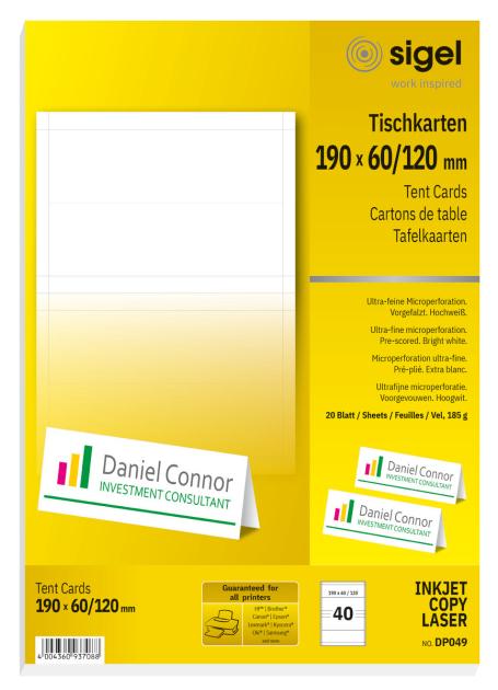 Tischkarten | SIGEL