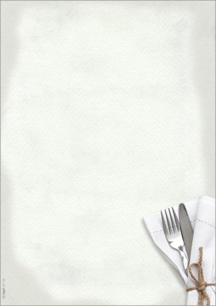Motif paper, food menu, lime green, A4, 50 sheets | SIGEL