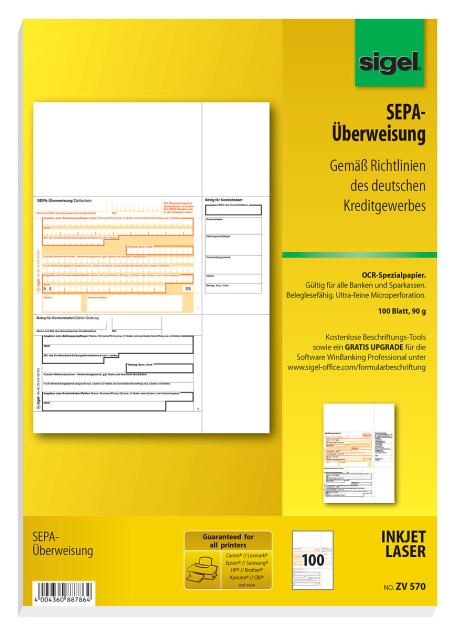 PC-SEPA-Überweisung | SIGEL