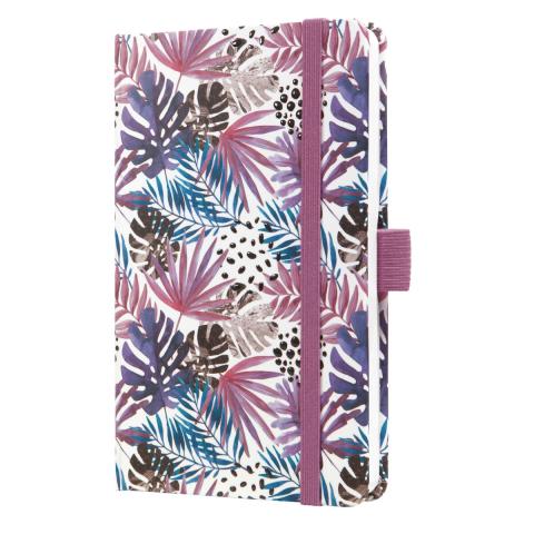 Der SIGEL Wochenkalender Jolie Beauty 2027 ist mit seinem dekorativen Cover in violet jungle fever ein Highlight auf jedem Schreibtisch