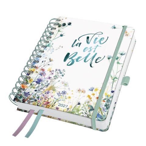 Der SIGEL Spiral-Kalender Jolie Inspire in summer tangle sorgt für ein angenehmes Handling durch Design und Funktionalität