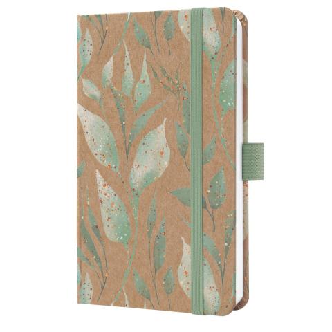 Der SIGEL Wochenkalender Jolie Pure 2027 in sparkle leaves sorgt für eine stylische und langlebige Organisation durch sein starkes Cover