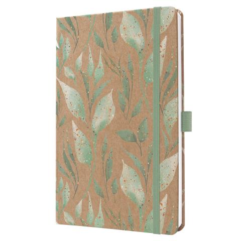 Der SIGEL Wochenkalender Jolie Pure 2027 in sparkle leaves sorgt für eine stylische und langlebige Organisation durch sein starkes Cover