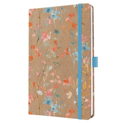 Der SIGEL Wochenkalender Jolie Pure 2027 in blue floral serenity sorgt für eine stylische und langlebige Organisation durch sein starkes Cover