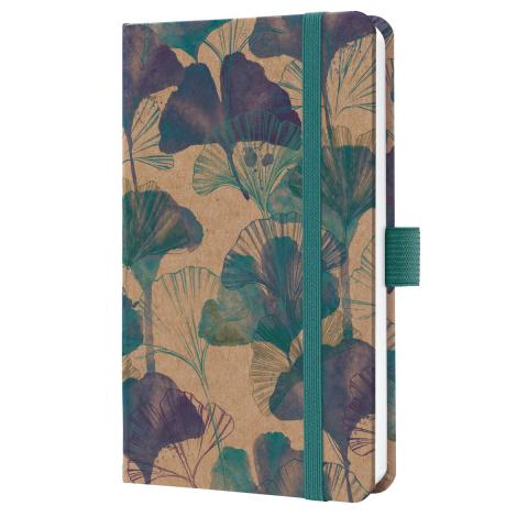 Der SIGEL Wochenkalender Jolie Pure 2027 in moonlight ginko sorgt für eine stylische und langlebige Organisation durch sein starkes Cover