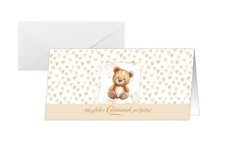 Die SIGEL Glückwunschkarte zur Geburt ist ein optisches Highlight in jedem Geschenk