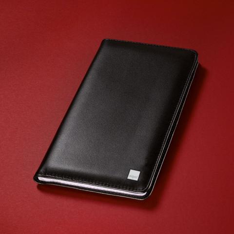 Visitenkartenmappe für 120 Visitenkarten Schwarz Kreditkarten Etui Album F 
