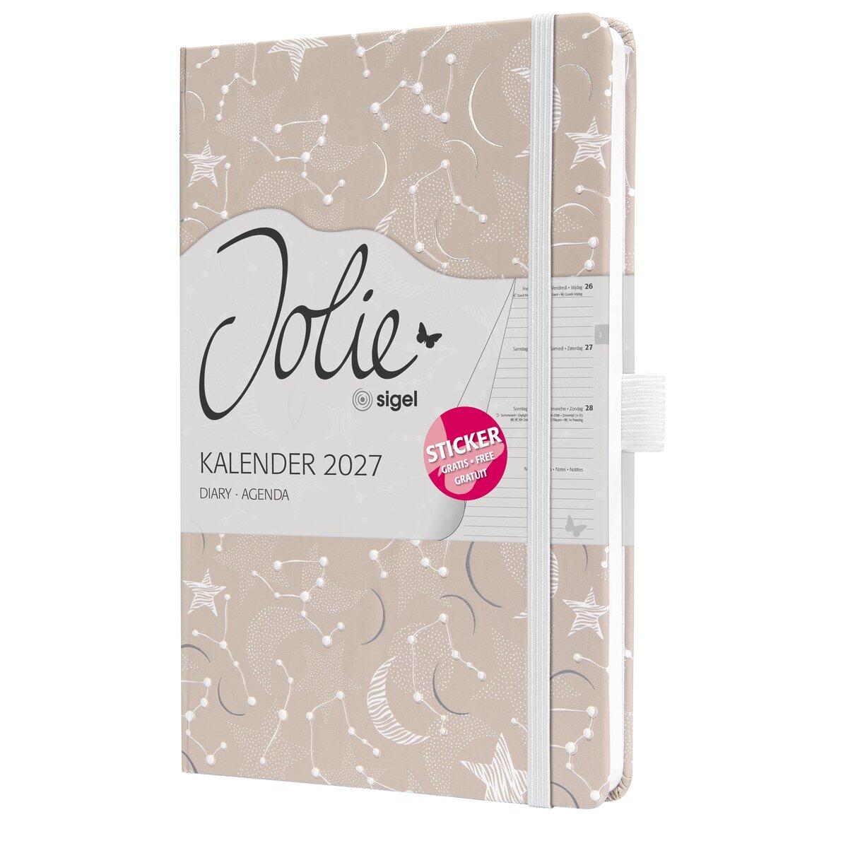 Der SIGEL Wochenkalender Jolie Beauty 2027 ist ideal für die Strukturierung und Planung von wöchentlichen Terminen