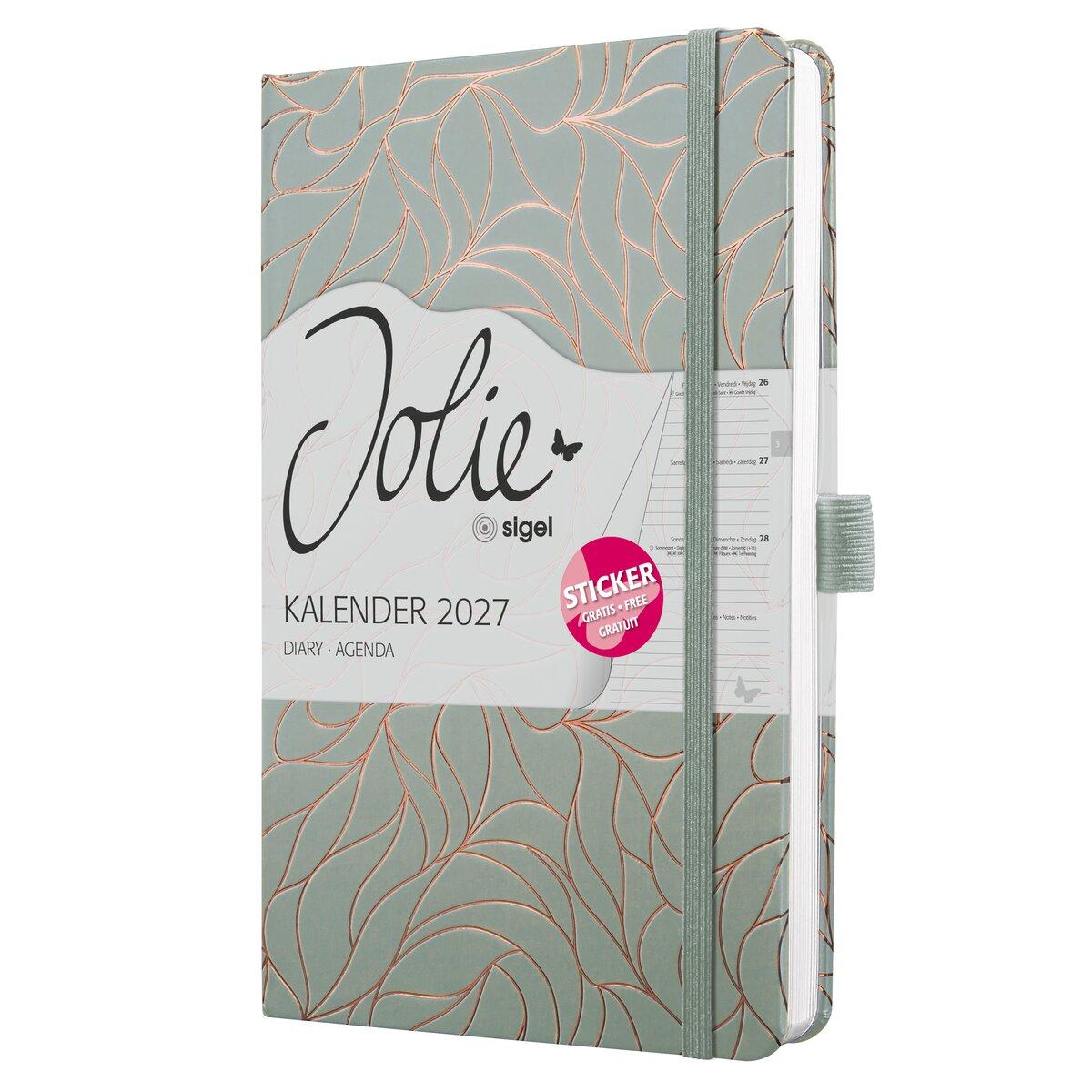 Der SIGEL Wochenkalender Jolie Beauty 2027 ist ideal für die Strukturierung und Planung von wöchentlichen Terminen