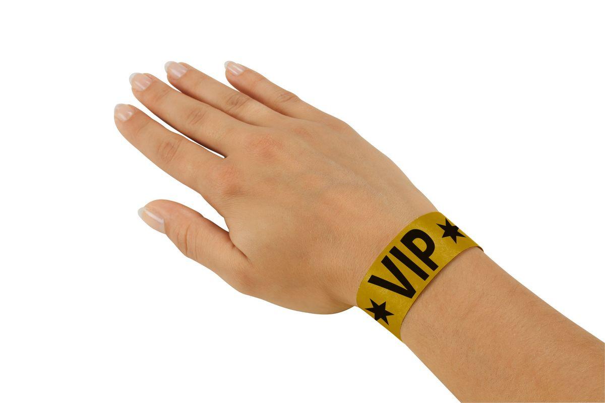 Plastic bracelets. Bracelet vip entry to backstage party, concert festival  event access, wristband entrance pass control, wristlet patient  identification, neat vector illustration Stock Vector Image & Art - Alamy