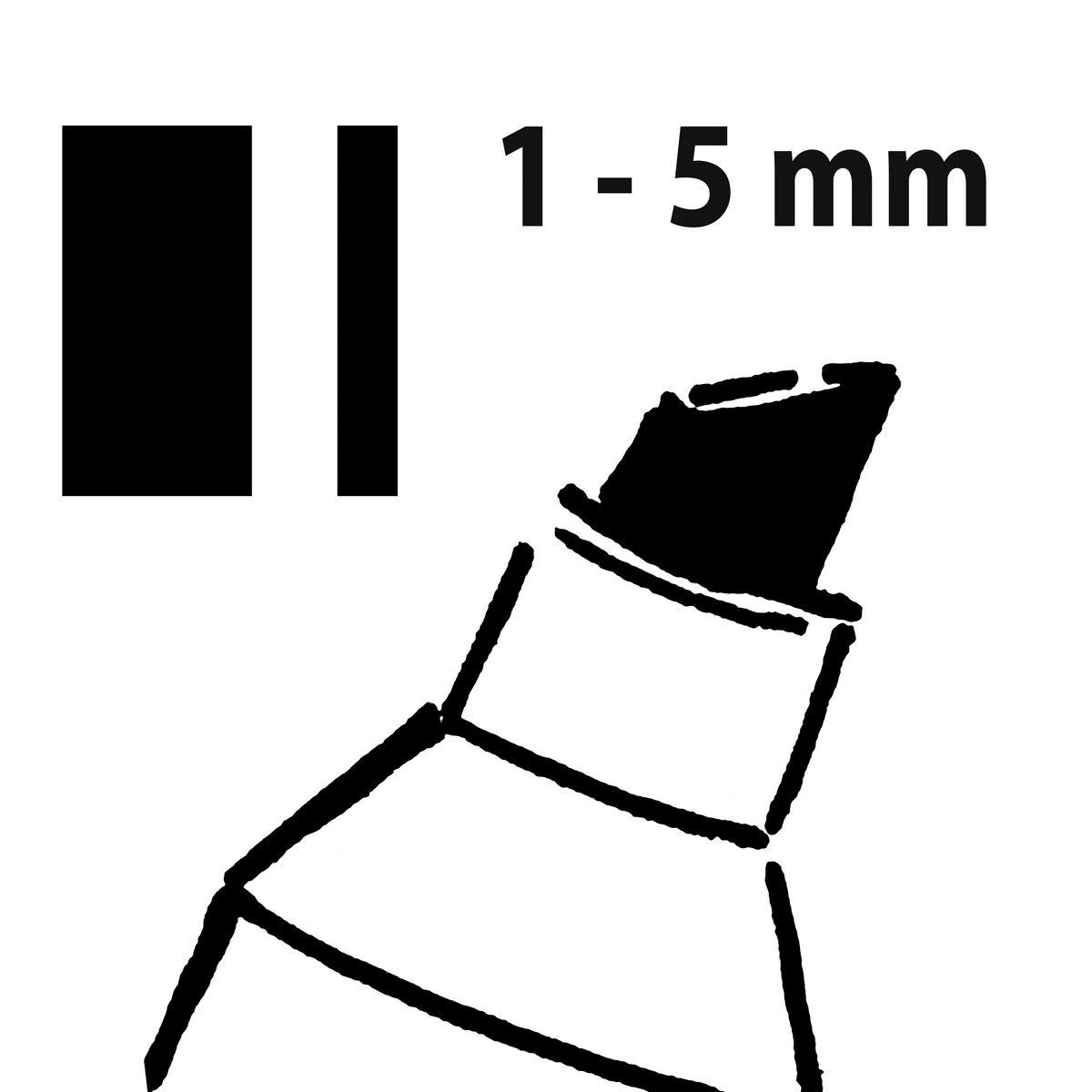 Rundspitze 1-2 mm weitere Farben SIGEL GL178 Kreidemarker weiß 2 Stück