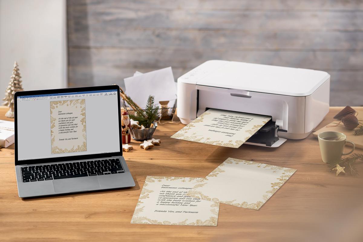 DP422-Papiere-Drucker-Laptop-Anwendung