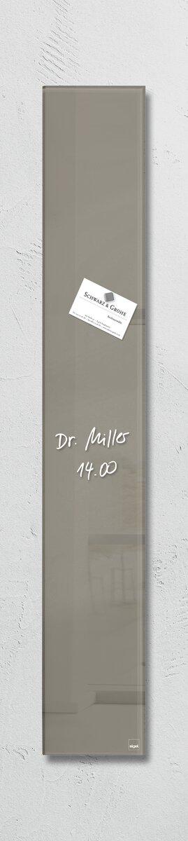 Die multifunktionale Glas-Magnettafel Artverum von SIGEL ist als moderne Alternative zur Pinnwand ideal, um im Homeoffice Gedanken zu visualisieren