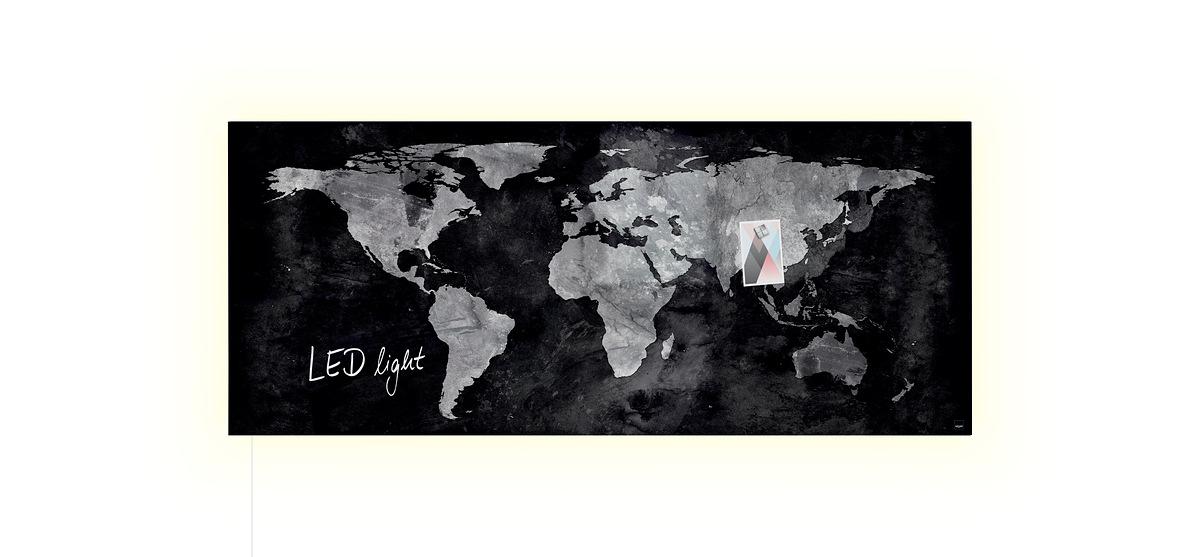 GL410-W-LED-Glasmagnetboard-artverum-World-Map