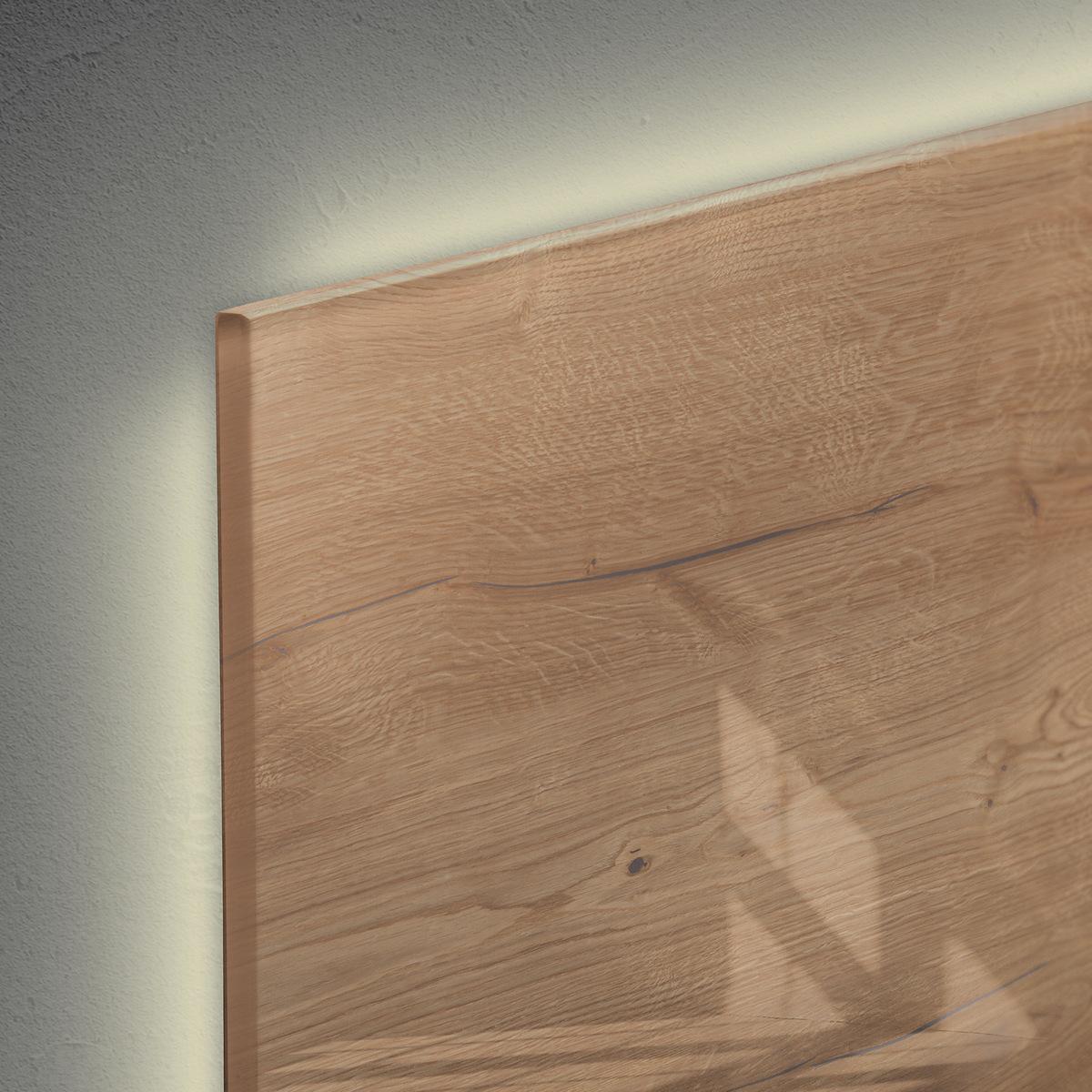 Glasmagnetboard-LED-artverum-Detail-01-Natural-Wood