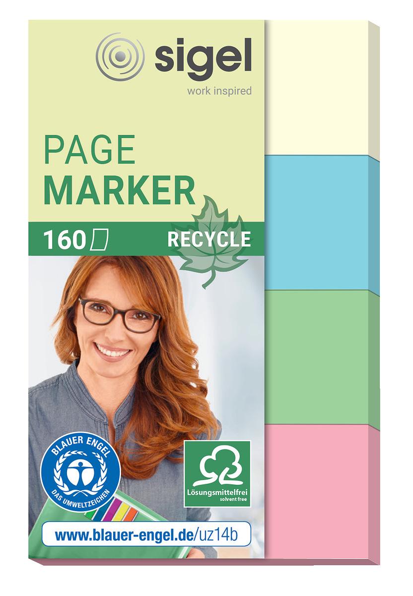 Page Markers Recycle SIGEL