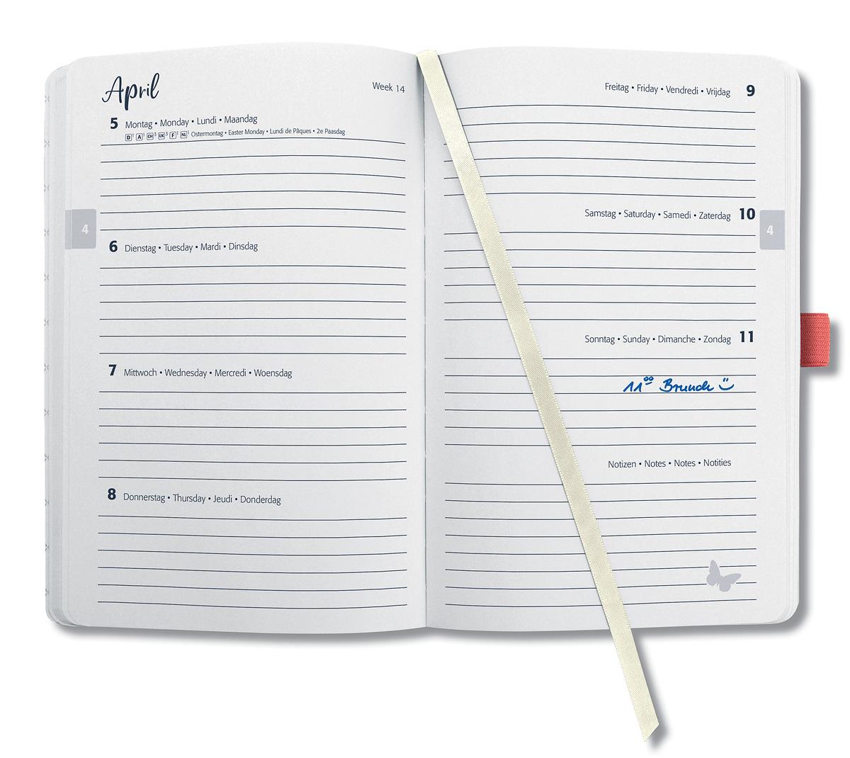 Weekly Diary Jolie 2021 D Gb F Nl Sigel kalender jolie 2021