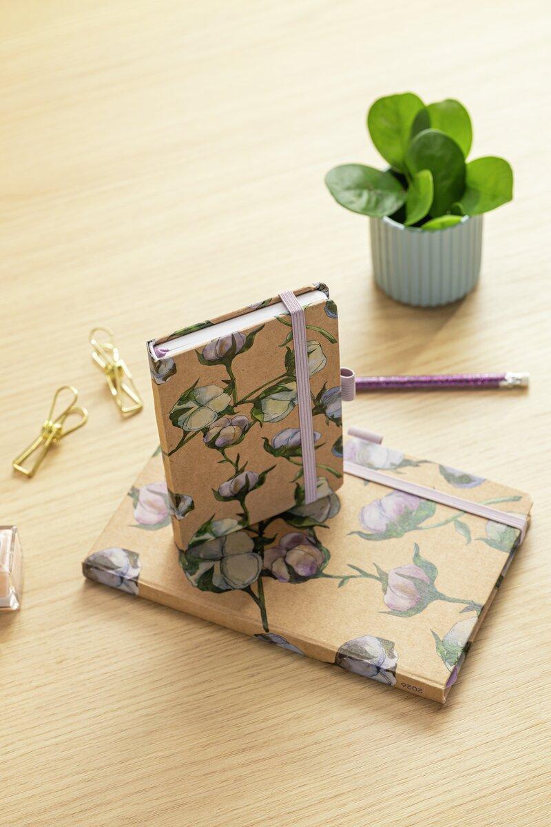 Weekly planner Jolie 2026, approx. A6, Cotton Fields, hardcover
