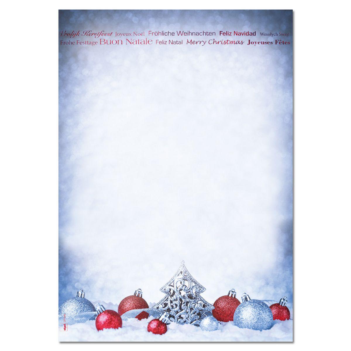 WeihnachtsMotivPapier SIGEL