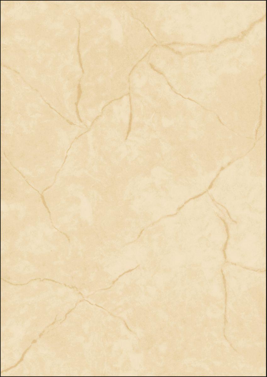 beige 200 g Edelkarton A4 sigel Marmor-Papier