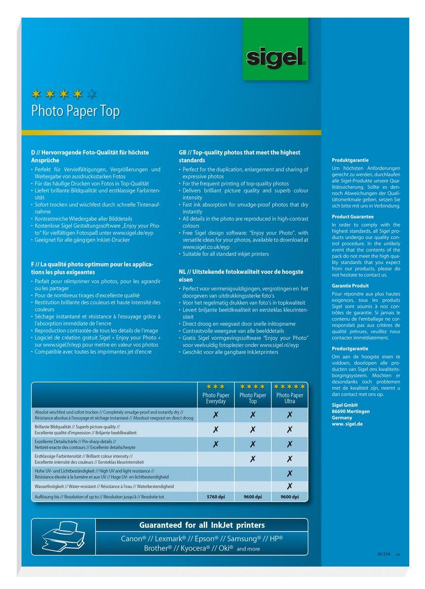 Inkjet Top Photo Paper Sigel
